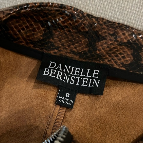 Danielle Bernstein (pre WWW) snake print pants, lined with suede! - Picture 3 of 4